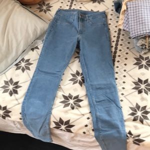 blue skinny jeans